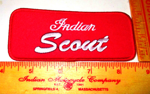 Indian scout patch motorcycle - indian,