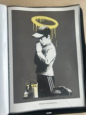 UNFOLDED Banksy - Don't Panic Poster 'Forgive Us Our Trespassing' - Dismaland