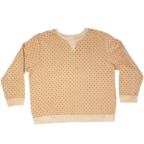 Black polka dot sweatshirt - polka,