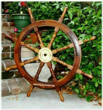 Big Ship Steering Wheel Wooden