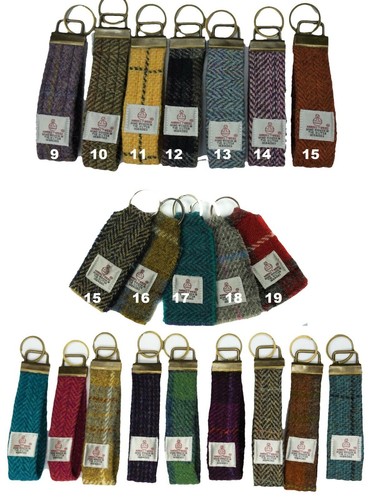 Jharris tweed keyring fabric - tweed,