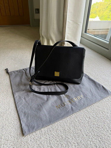 Mulberry black pebbled leather - pebbled,