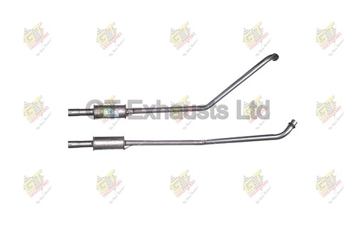 Exhaust silencer centre - silencer,