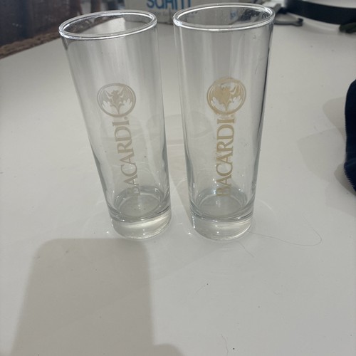 Bacardi tall glass new rare - new,
