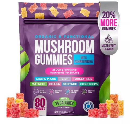 Mushroom gummies 2500mg - gummies,