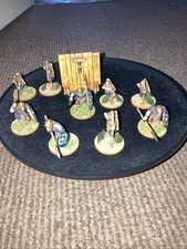 10 X Roman Archers And Soldiers 28mm Hand Painted Painted Look ?