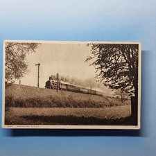 Steam railway postcard - steam, c1925