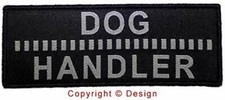 Small Woven Dog Handler Badge