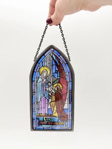The annunciacion stained - annunciacion, glass