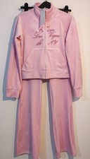 Zara Pink Velvet Tracksuit Zip