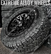 18" Black Alloy Wheels Mitsubishi L200 Pajero Shogun Warrior All Terrain Tyre