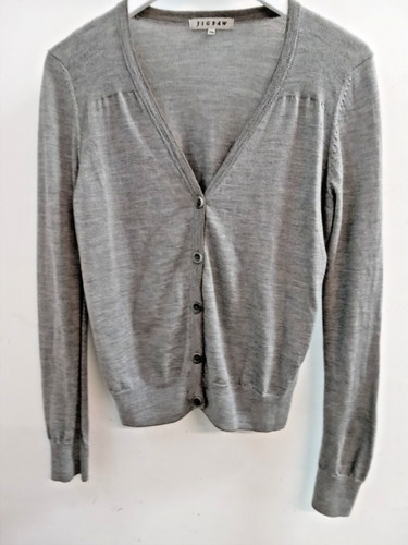 Jigsaw light grey cardigan