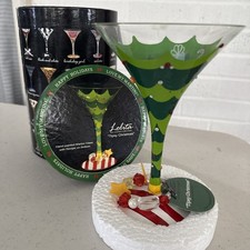 Lolita Tipsy Christmas Martini Glass