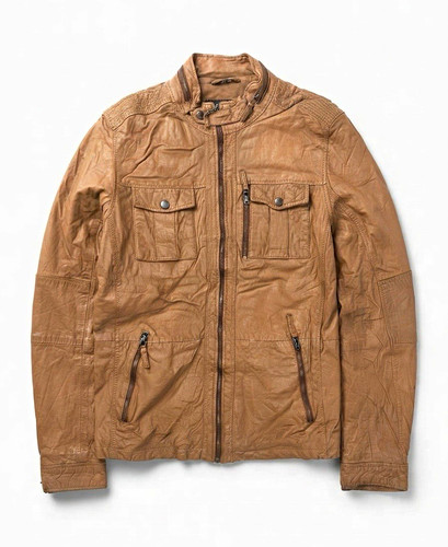Vintage 90s brown real leather - brown,