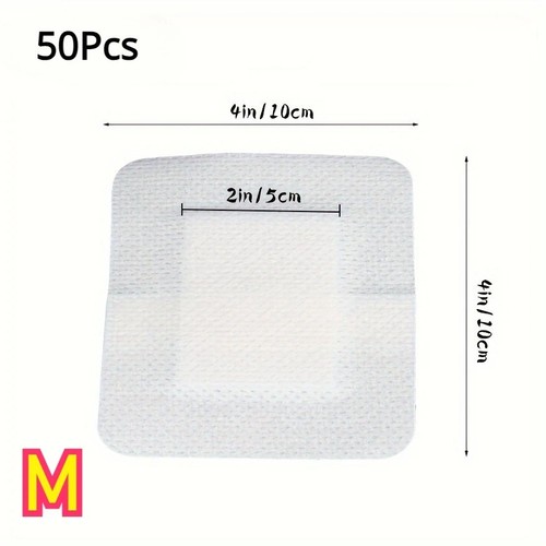 50pcs large nonwoven wound - 50pcs,