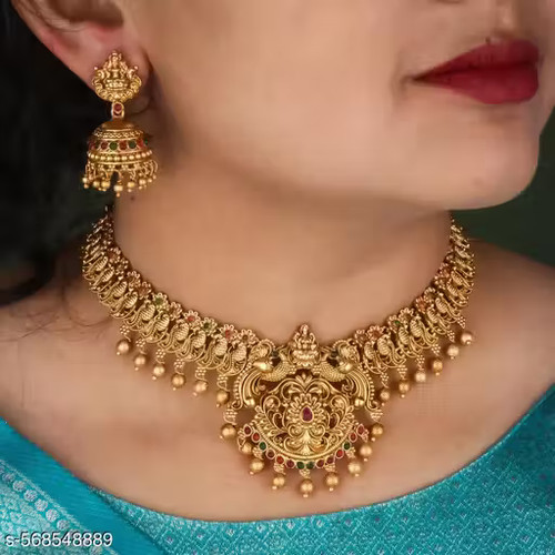 Gold plated jewellery - jewellery, set,rani