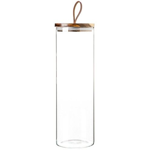 Glass storage jar - glass,