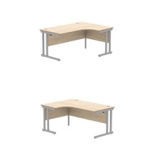 Corner cantilever office desk - corner,