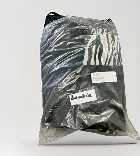 Zambia black and white zebra - black,