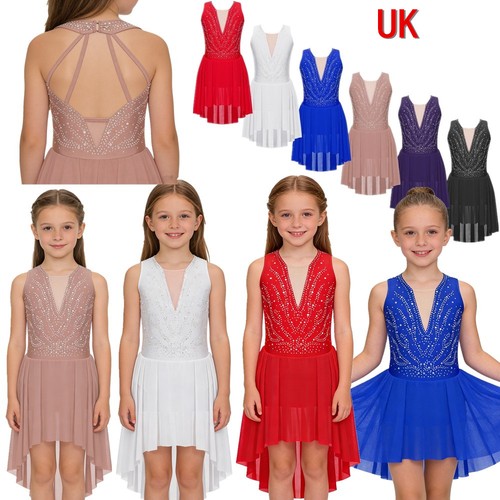 Girls figure skating dress - uk,