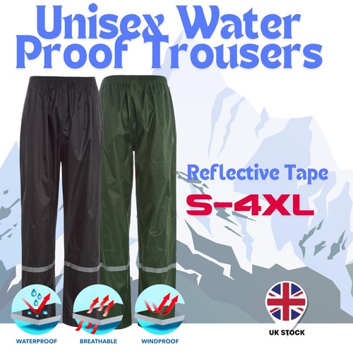 Unisex plain rain trousers - plain,