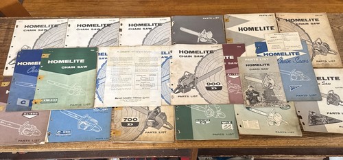 Lot homelite chainsaws - of,
