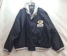 Vintage Bass Pro Shops Fishing Rodeo Team Daiwa Hoodie Windbreaker Sz 4X