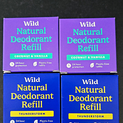 Wild natural deodorant - 4x,