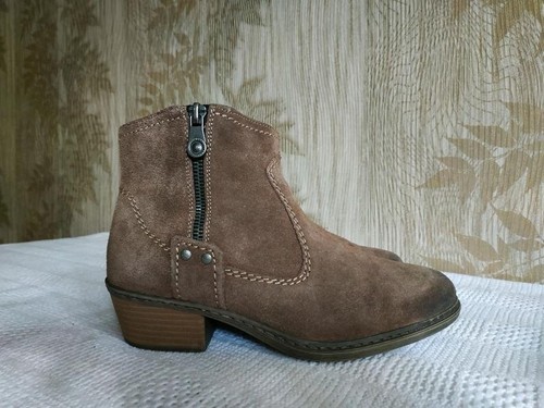 Women rieker boots - boots, suede