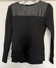 Isabel De Pedro Top Black Faux