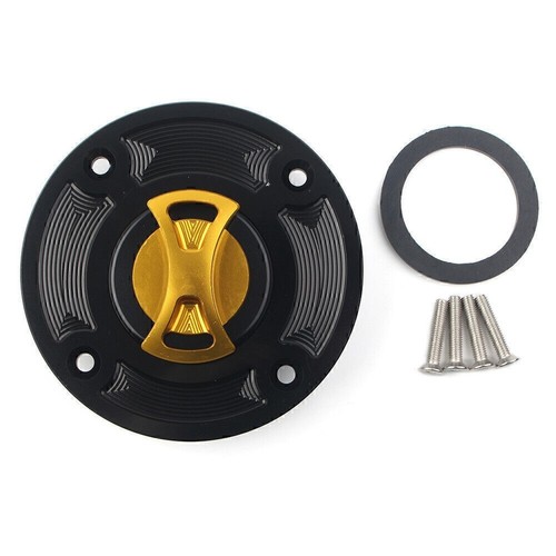 Gold fuel gas tank cap - tank,