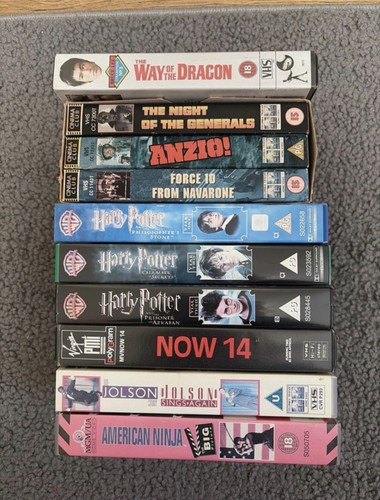 Vhs tapes job lot harry - tapes,