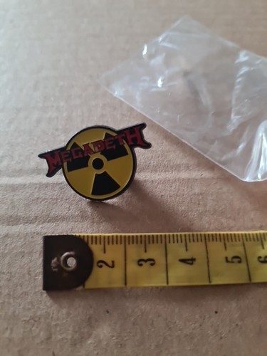 Megadeth style metal enamel - megadeth,