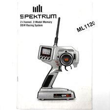 Spektrum DX2.0 2.4ghz digital Radio Instruction Manual OZRC ML1120