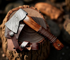Handmade damascus steel forest - steel,