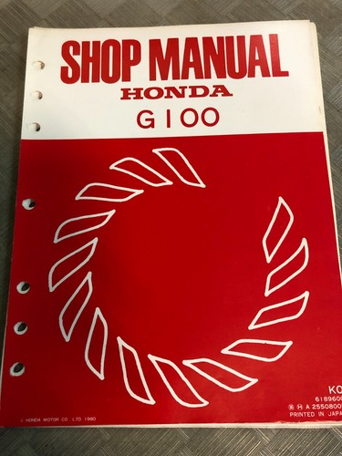 Honda engine g100 service shop - g100,