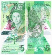 Eastern Caribbean 5 Dollars
