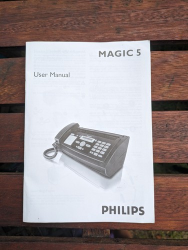 Philips magic fax machine - ",