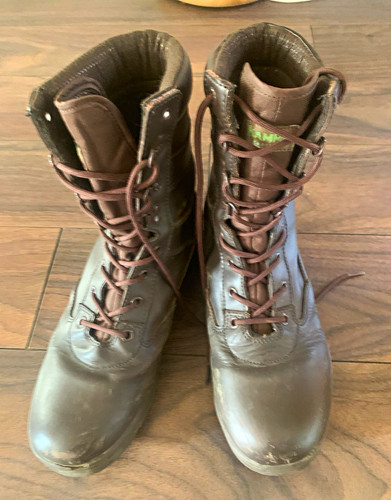 Brown full leather military - full,