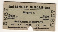 Railway ticket BTC(M) Bingley