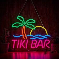 Tiki Bar Neon Led Sign Home