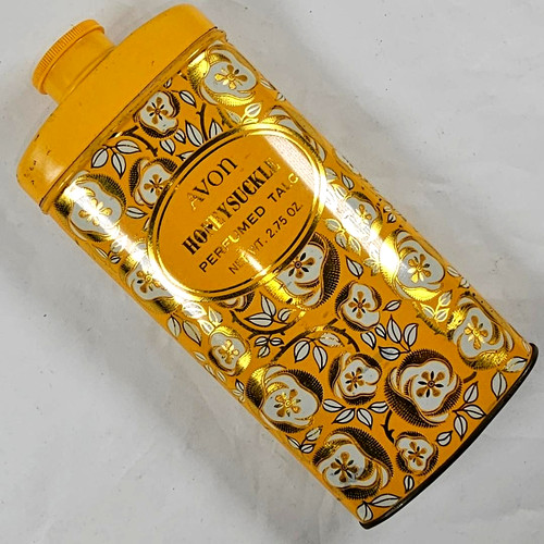 Vtg avon honeysuckle tin - vtg,