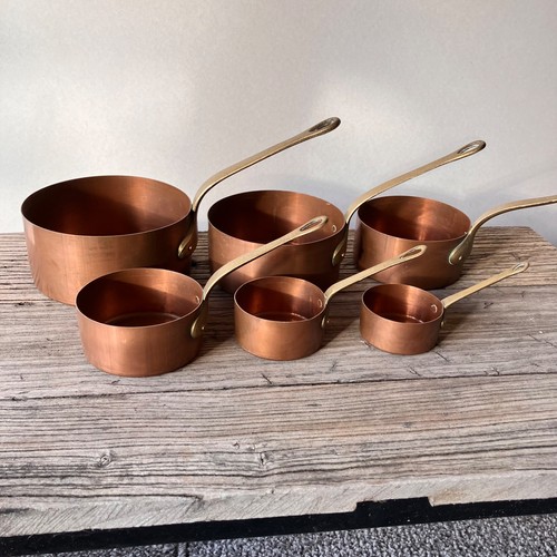Set six graduated copper - six,
