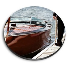 Round mdf magnets vintage - round,