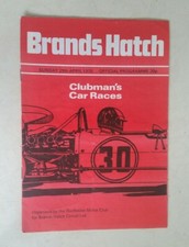 BRANDS HATCH OFFICIAL PROGRAMME 25TH APRIL 1976 CLUBMANS CAR RACES