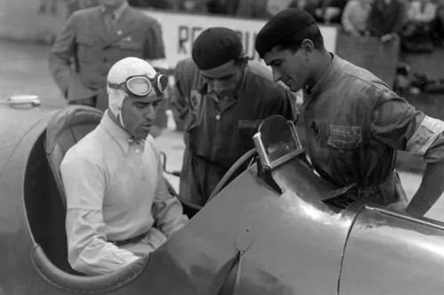 Tazio nuvolari alfa romeo - nuvolari,, 4x6