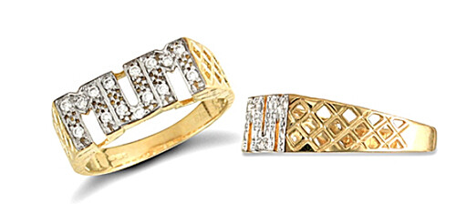 9ct gold hallmarked cubic - 9ct,