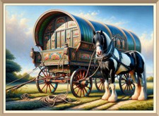 Romani Print Gypsy Travellers