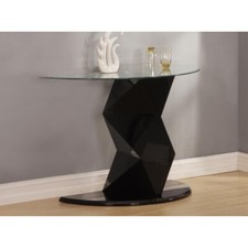Console Hall Table Black