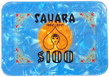 $100 SAHARA CASINO POKER PLAQUE